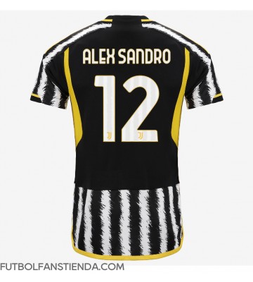 Juventus Alex Sandro #12 Primera Equipación 2023-24 Manga Corta